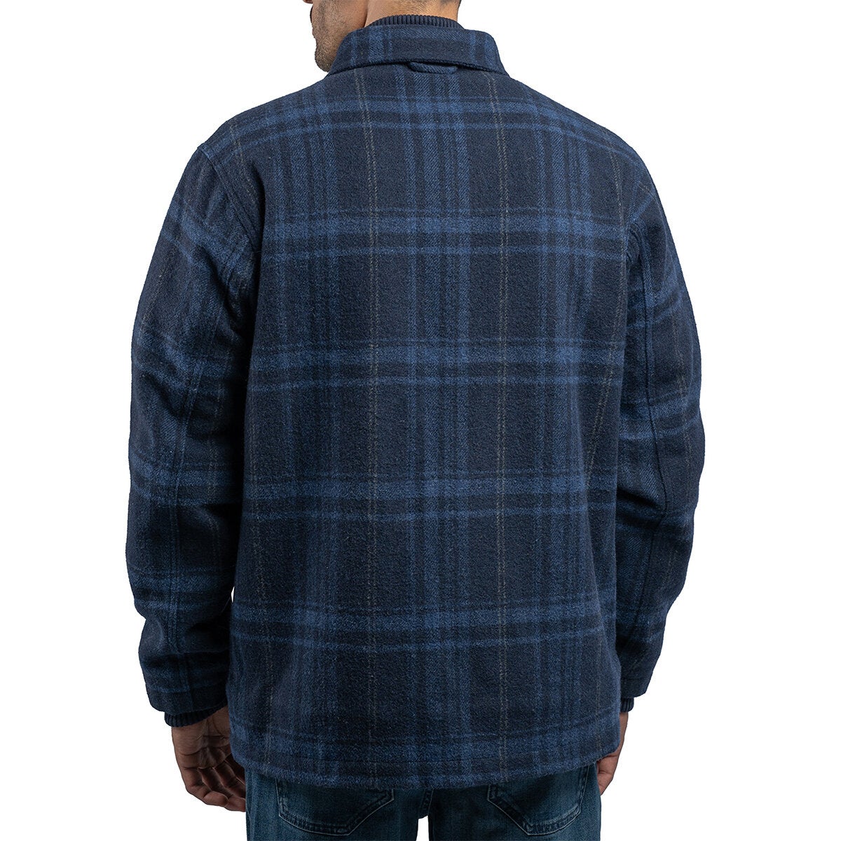 Jachs Men's Wool Blend Shirt Jacket Shacket Various Colours Sizes M to XXL Navy