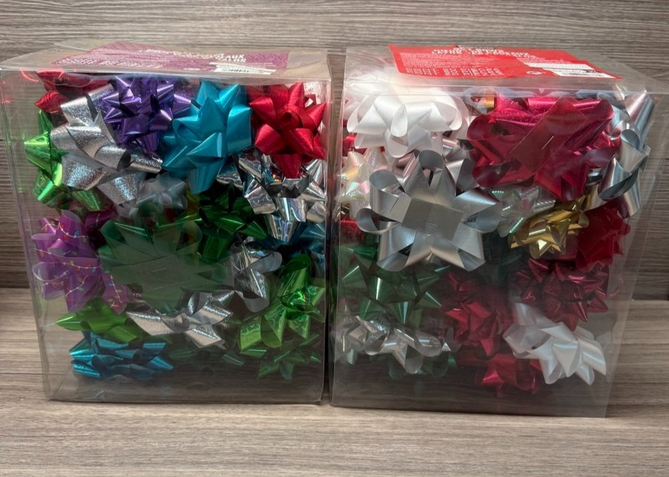 Kirkland Signature Gift Bows in Bright / Traditional Colours - 50 Pack