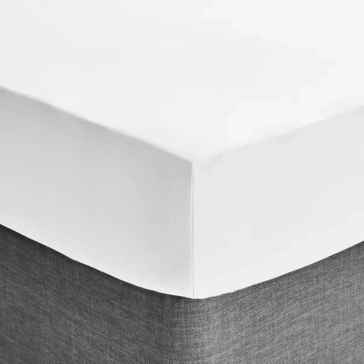 Hotel Signature Double 300 Thread Count Fitted Sheet 2 Pack, White, Deep Double