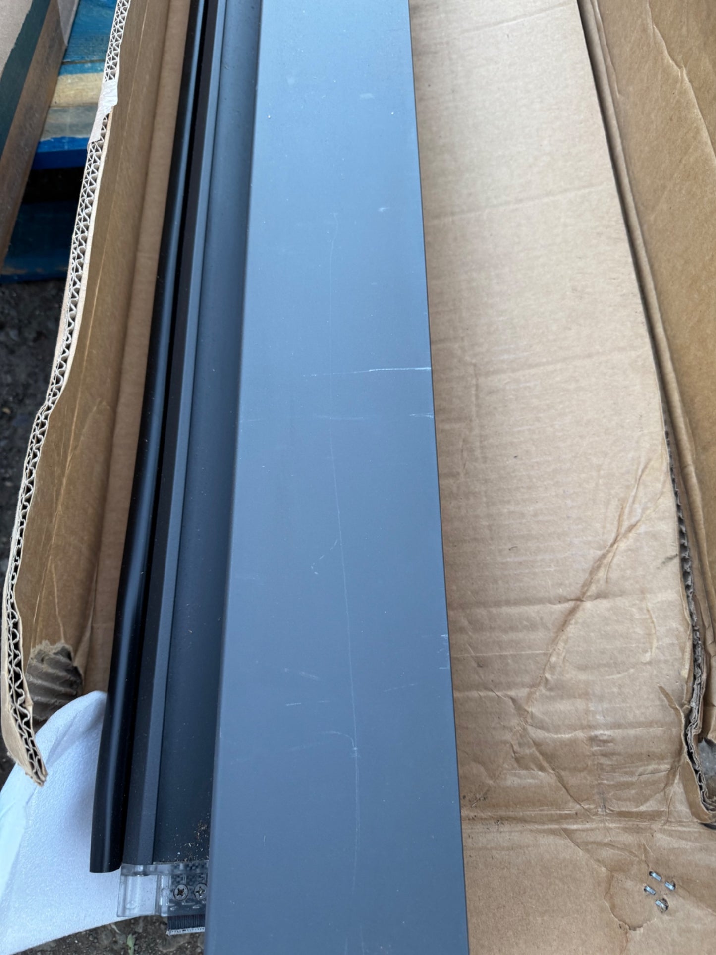 Mirador Pergola Pulldown Blind Black 2.8m Waterproof Aluminium Privacy Screen