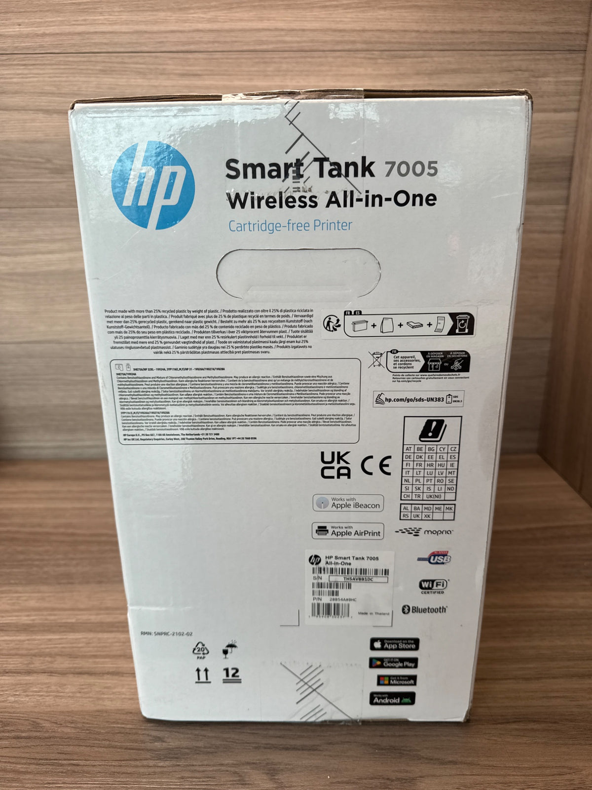 HP Smart Tank 7005 All-in-One A4 Wireless Printer WiFi Duplex Ink Included
