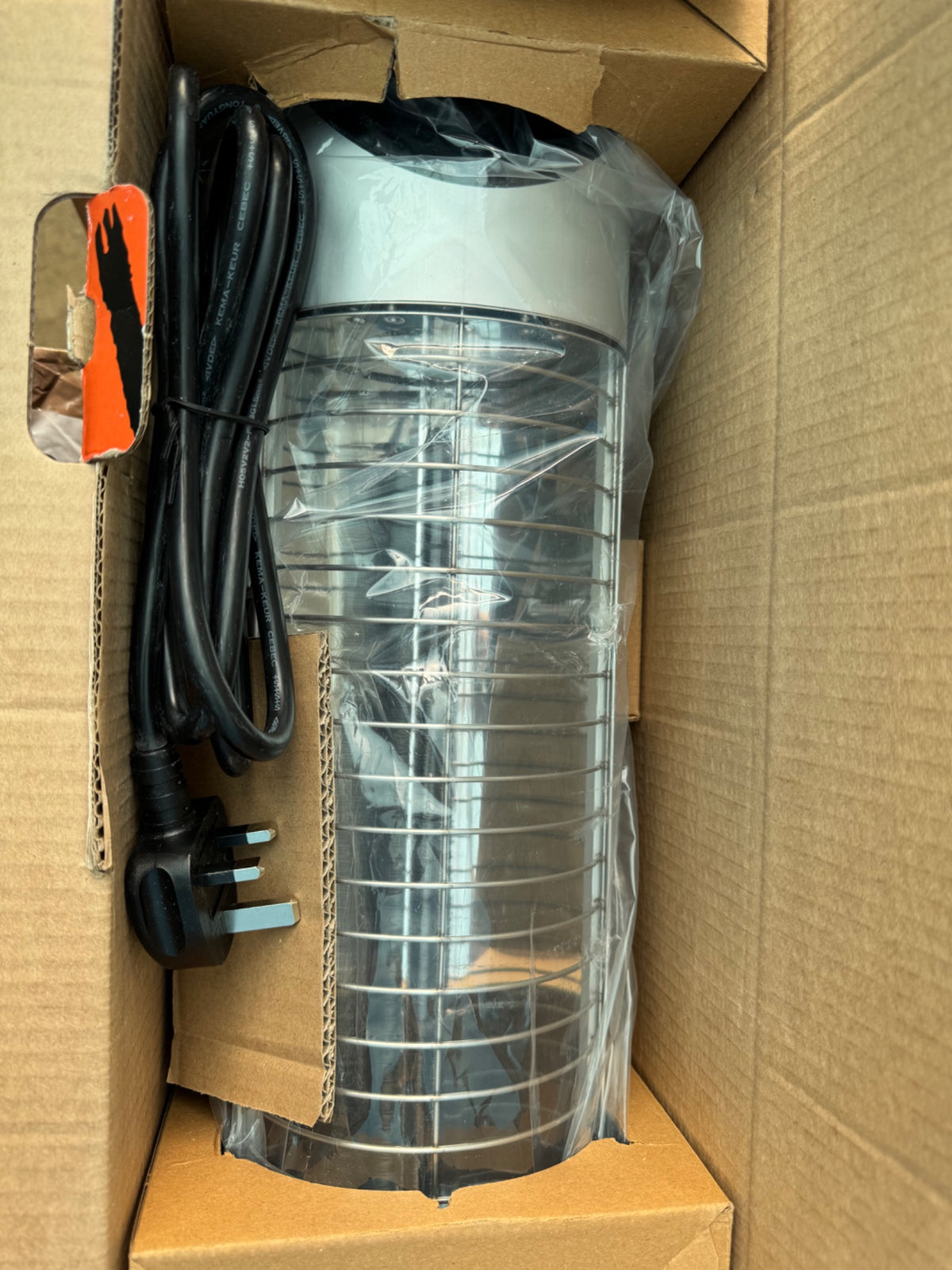 Veito Blade S2500 Carbon Infrared Patio Heater Silver Aluminium Outdoor 30m²