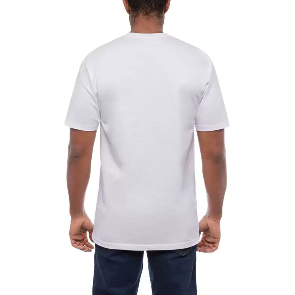 Kirkland Signature Men's White Crewneck Cotton T-Shirt 6 Pack Large Everyday