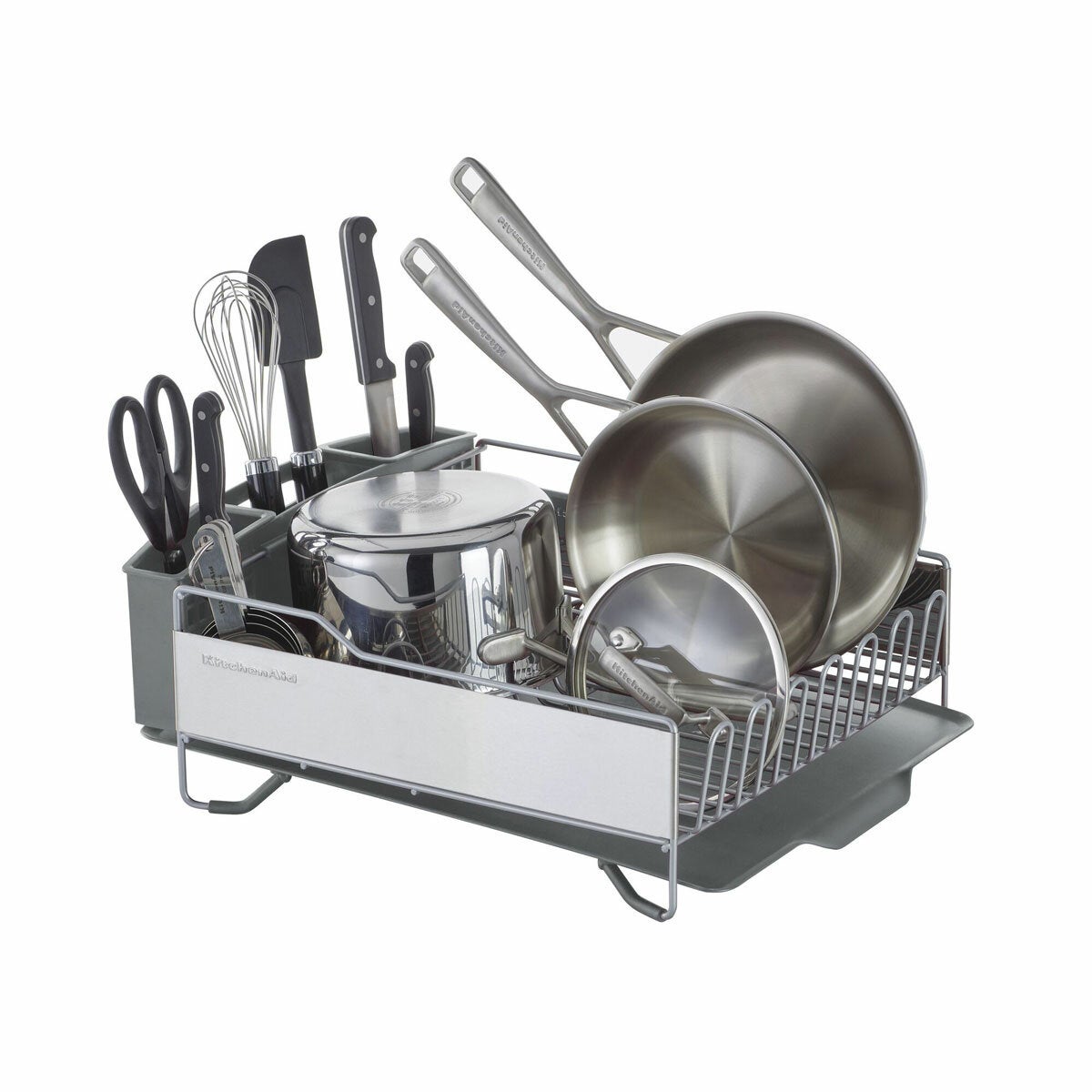 KitchenAid Dish Rack L10 P30 Spacious Self Draining Nonslip Kitchen Drainer