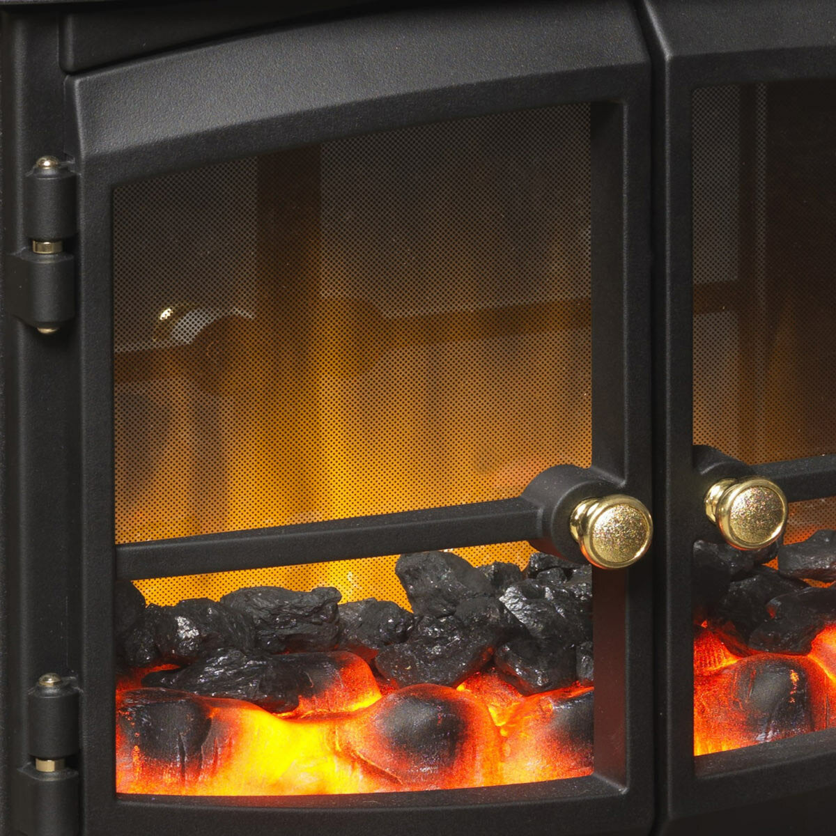 Dimplex Springborne Optiflame Electric Freestanding Stove 2kW Black Remote