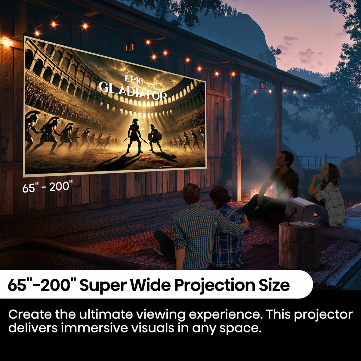 Hisense M2TUK Pro 4K Mini Laser Projector Dolby Vision VIDAA Smart HDR10+