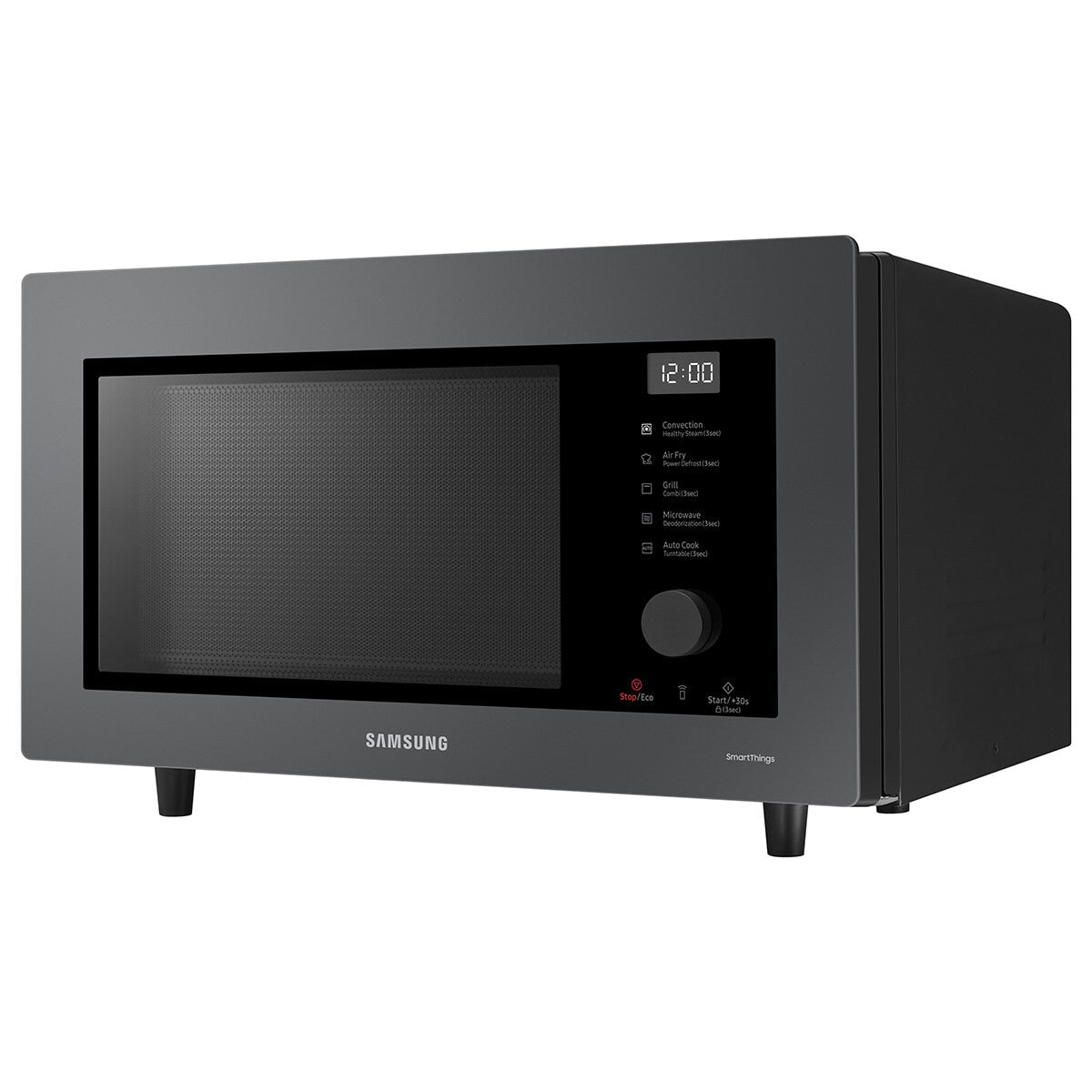 Samsung 32L Smart Microwave Oven Air Fryer Steam MC32DB7746KC 900W Grey Black