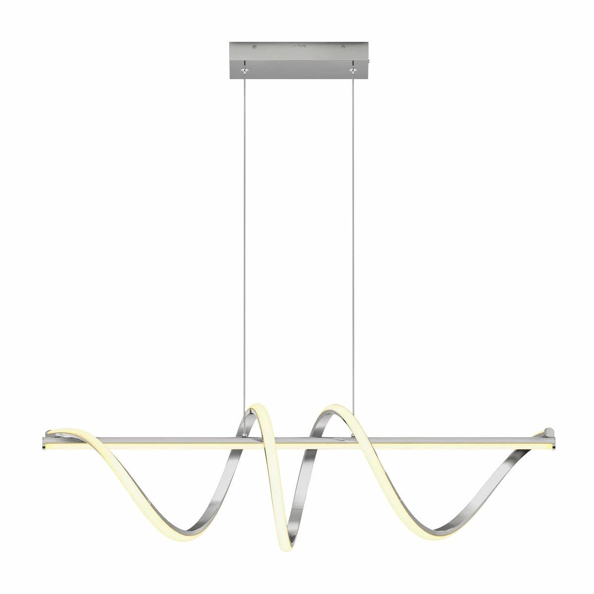 Artika Coda modern LED pendant light chrome