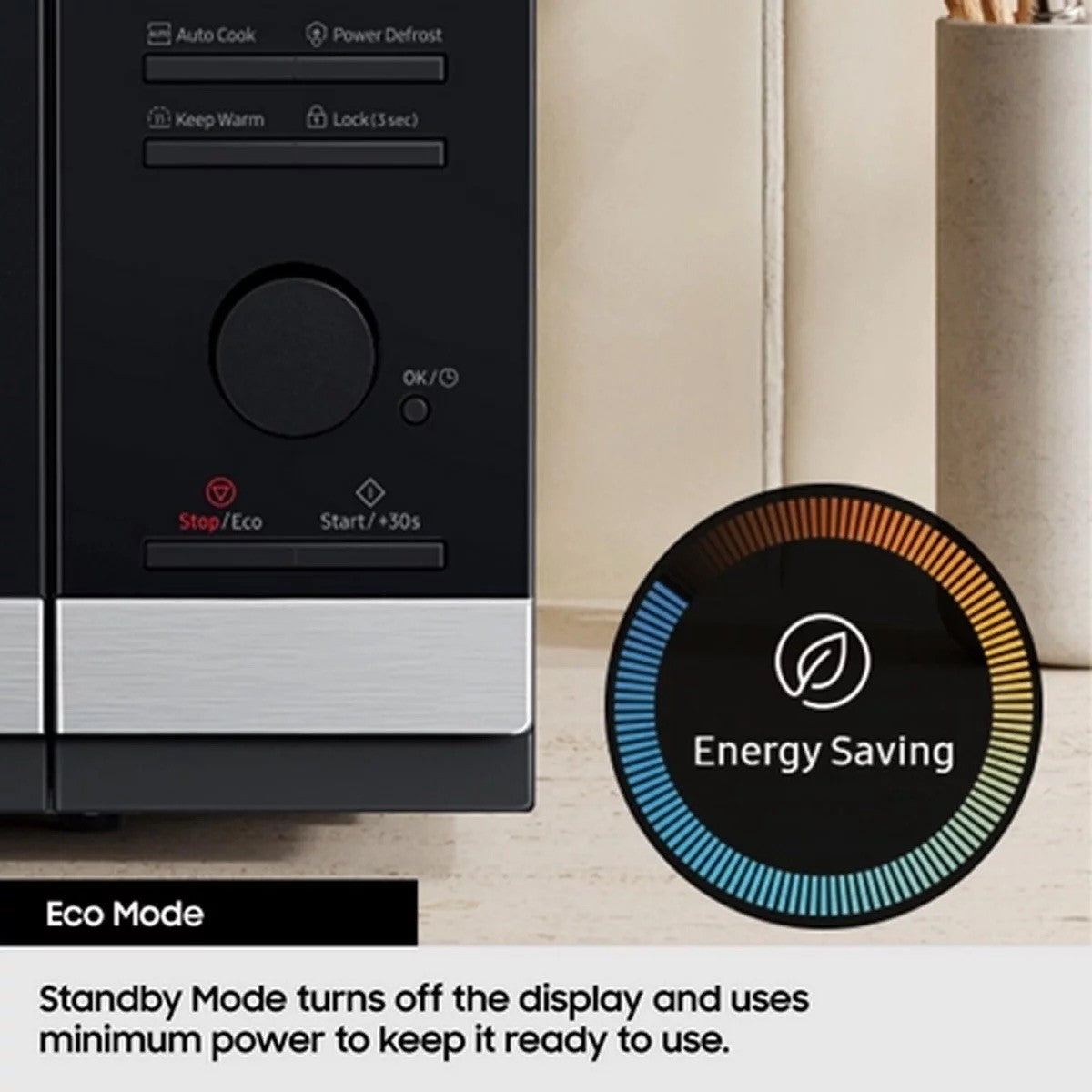 Samsung Solo Microwave, 23 Litre, MS23K3515AK/EU in Black