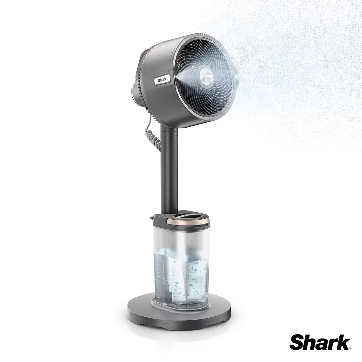 Shark FlexBreeze Pro Mist Indoor & Outdoor Fan & Misting System, FA300UK Grey