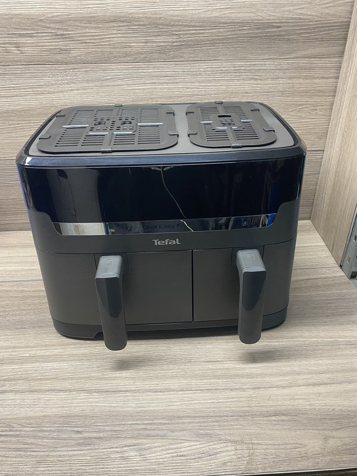 Tefal Easy Fry Essential Dual Air Fryer 8.3L EY901HG in Black