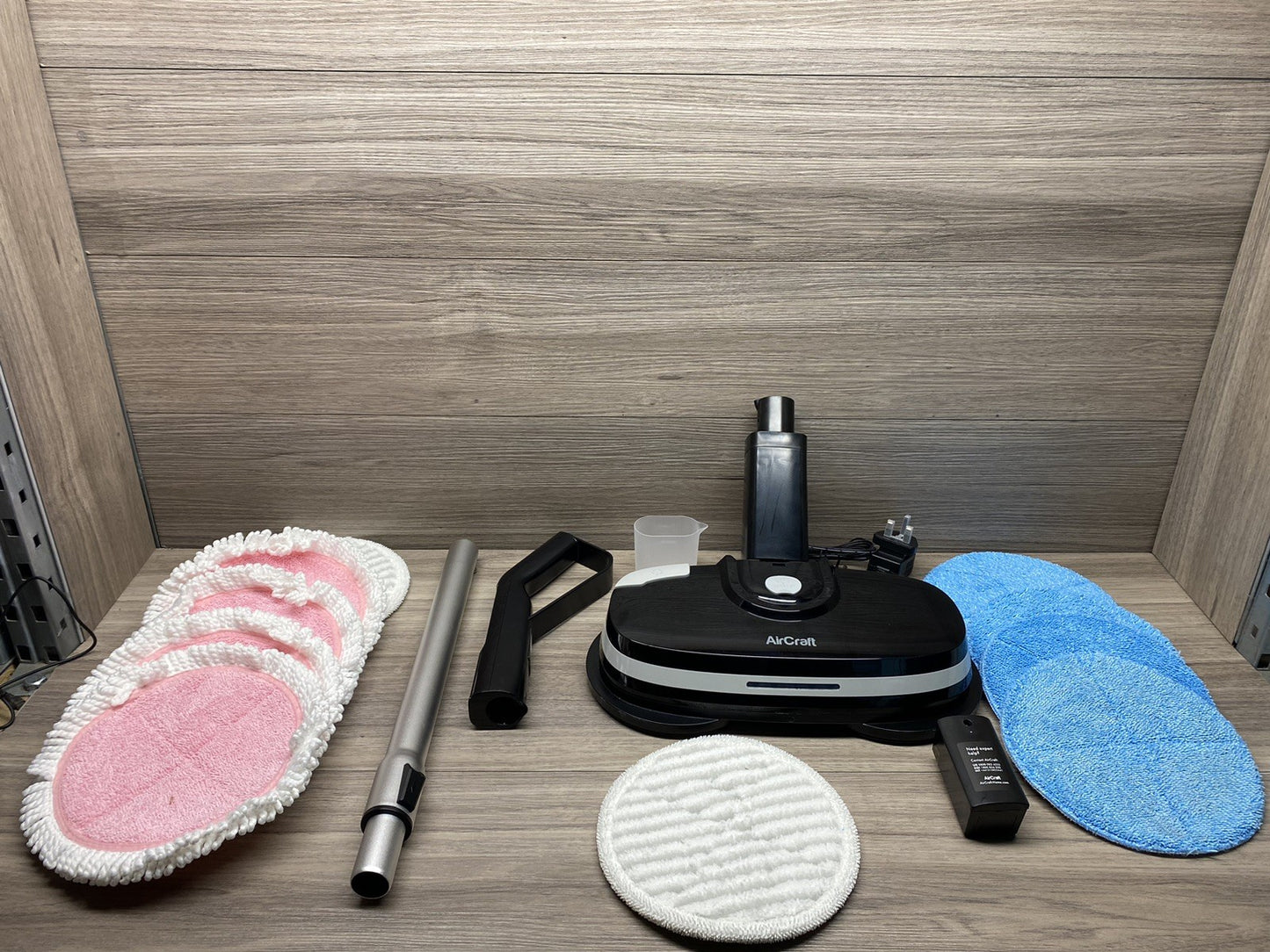 AirCraft PowerGlide Cordless Rechargeable Hard Floor Cleaner and Polisher Bundle