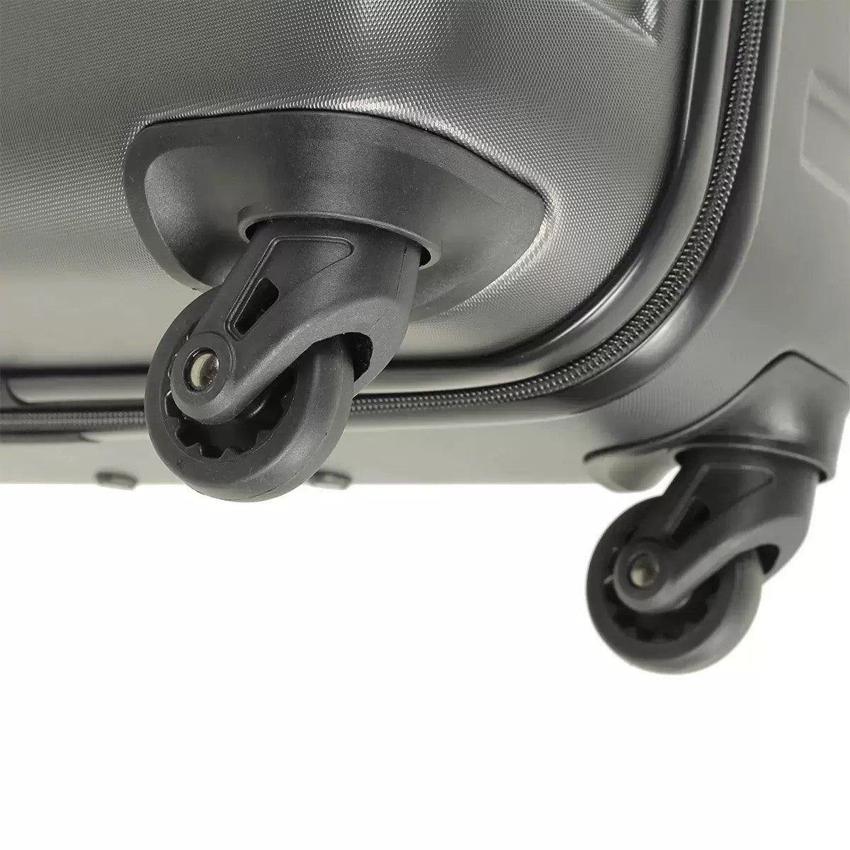 Rock Byron 3 Piece Hardside Luggage Set in Black