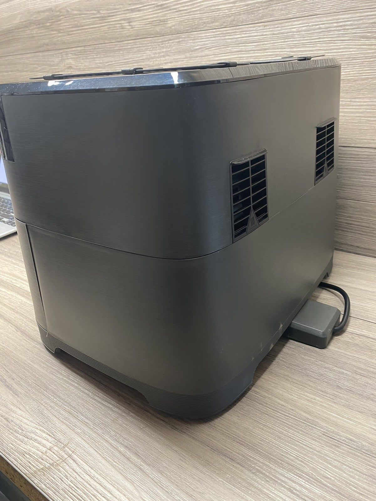 Tefal Easy Fry Essential Dual Air Fryer 8.3L EY901HG in Black