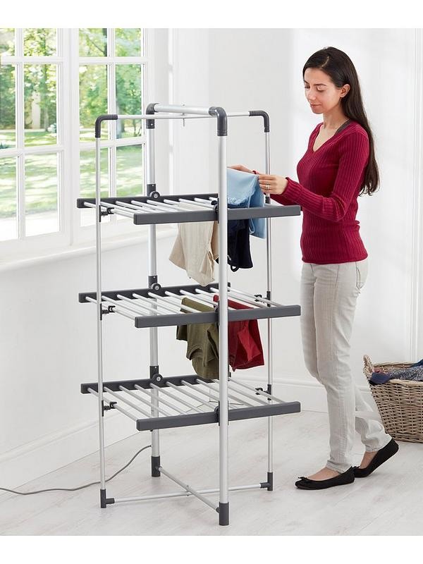 Black & Decker 3 Tier Heated Clothes Airer Portable 300W