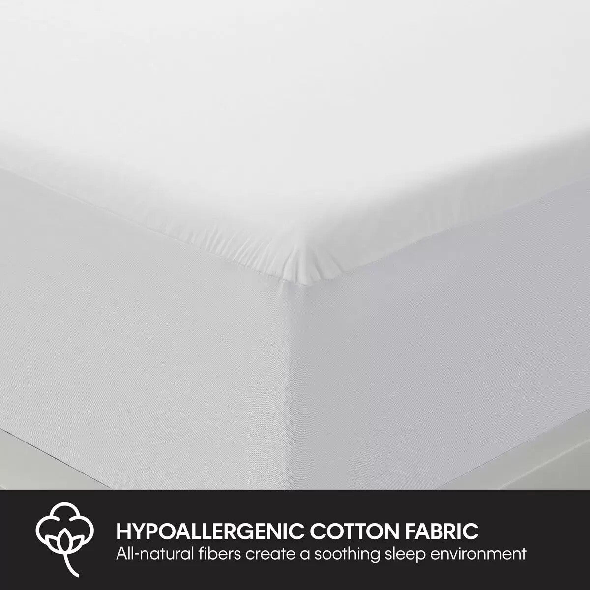 Protect-A-Bed Cotton Mattress Protector, Small Double New