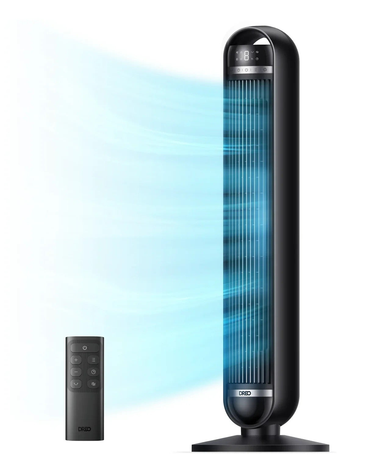Dreo Nomad TF414 Tower Fan, Black, 4 Modes, Remote, Wifi, Alexa