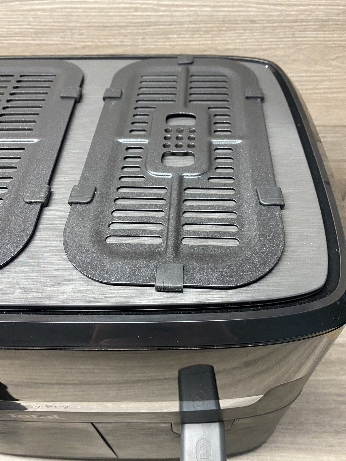 Tefal Easy Fry Essential Dual Air Fryer 8.3L EY901HG in Black