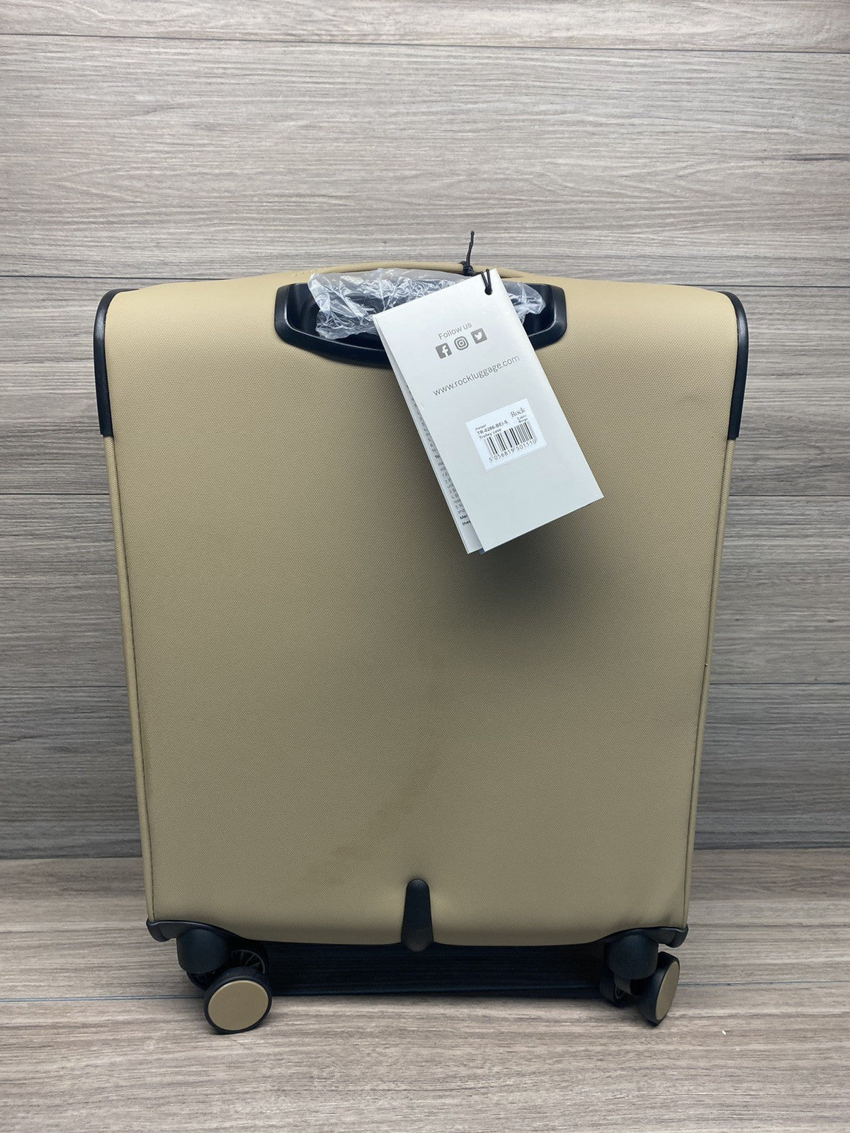 Rock Harper 3 Piece Softside Luggage Set In Beige