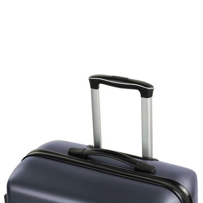 Rock Pacific Hardside 3 Piece Luggage Set ABS TSA Lock Navy Cabin Suitcases