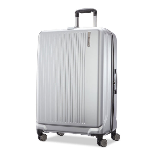 Samsonite Amplitude Large Hardside Polycarbonate Suitcase Silver 73cm Spinner
