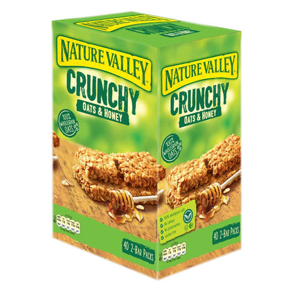 Nature Valley Crunchy Oats Honey Granola Bars 40x42g Wholegrain Vegetarian