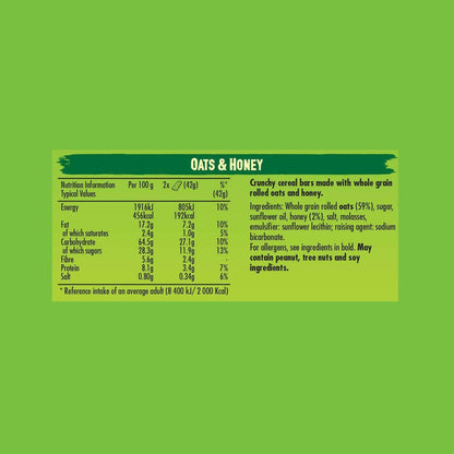 Nature Valley Crunchy Oats Honey Granola Bars 40x42g Wholegrain Vegetarian