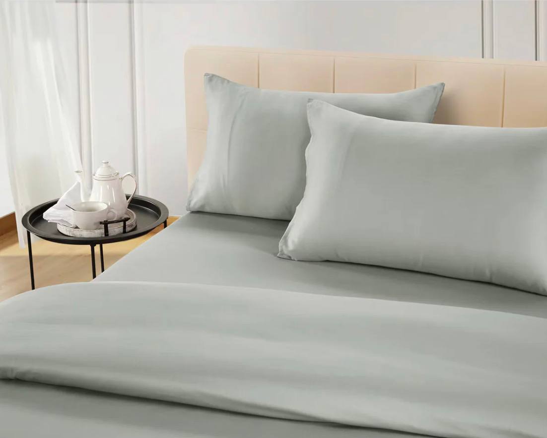 Welhome 500 Thread Count Lyocell Cotton Blend Duvet Set 3 Colours Double King