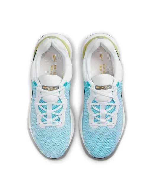 Nike React Miler 3 Men's Running Shoes Road Trainers Blue UK Size 8 Lightweight