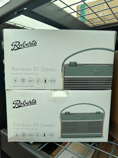 Roberts Rambler BT DAB DAB+ FM Bluetooth Retro Stereo Radio Speaker Duck Egg