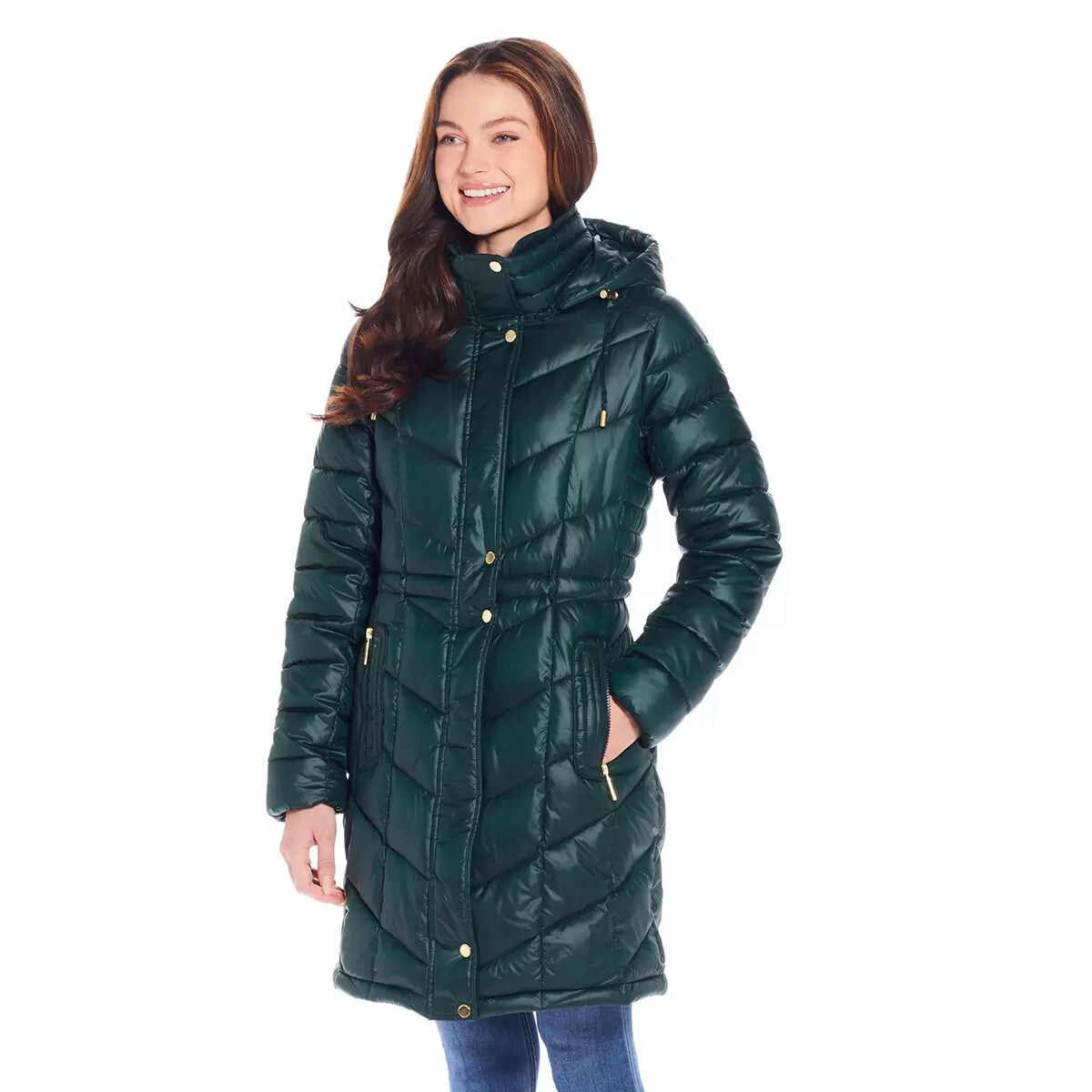Weatherproof Lightweight Ladies Walker Coat in Green