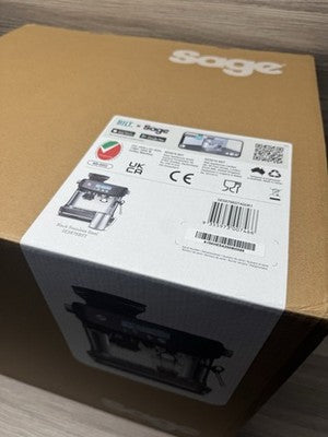 Sage Barista Pro Bean to Cup Coffee Machine Black Stainless Steel SES878BST NEW