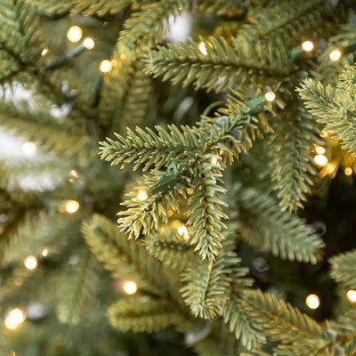 Pre-Lit Slim Aspen Artificial Christmas Tree with 1200 Micro LED 6.5ft (1.98m)