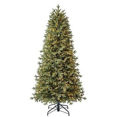 Pre-Lit Slim Aspen Artificial Christmas Tree with 1200 Micro LED 6.5ft (1.98m)