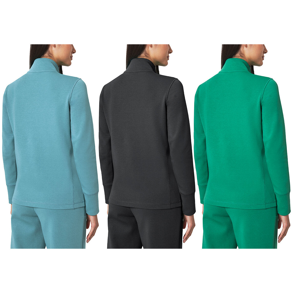 Mondetta Ribbed Full Zip Top Jacket Hoodie Sweatshirt C40 Sportswear Activewear