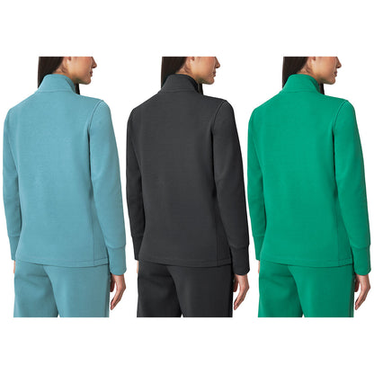 Mondetta Ribbed Full Zip Top Jacket Hoodie Sweatshirt C40 Sportswear Activewear