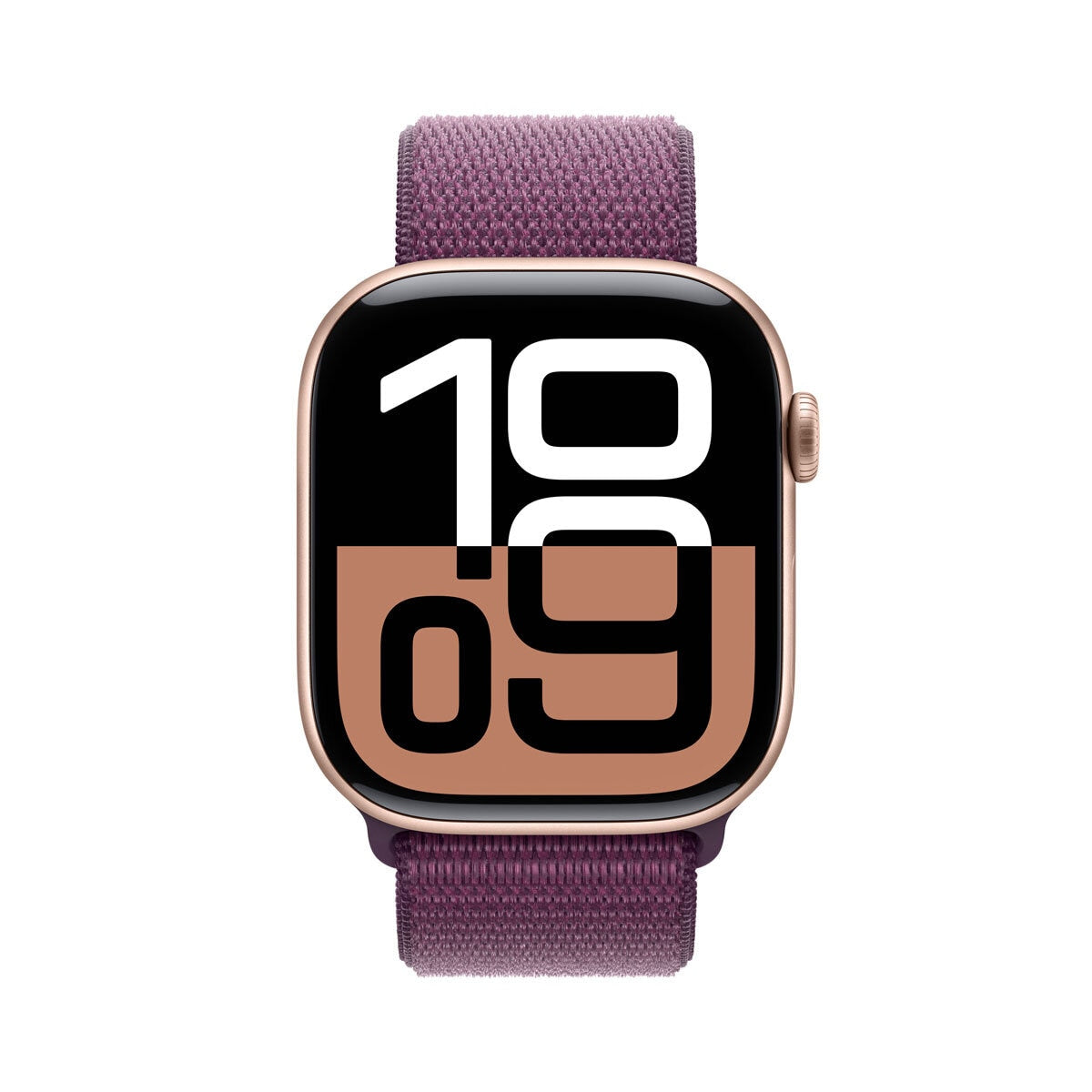 Apple Watch Series 10 GPS Cellular 42mm Rose Gold Aluminium Plum Sport Band