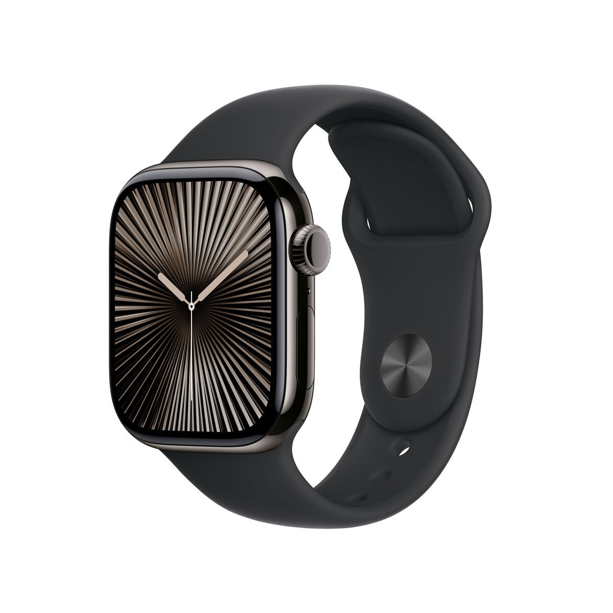 Apple Watch Series 10 GPS Cellular 42mm Slate Titanium Black Sport Band