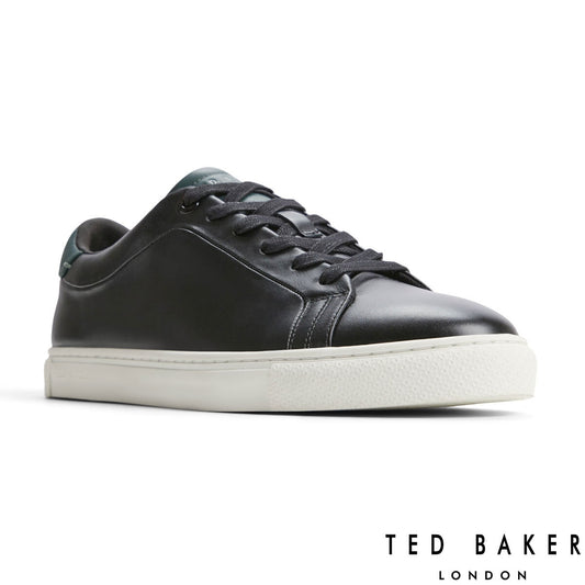 Ted Baker Robert Trainer Men's Casual Shoes Sneakers Black White Size UK 7 / 8