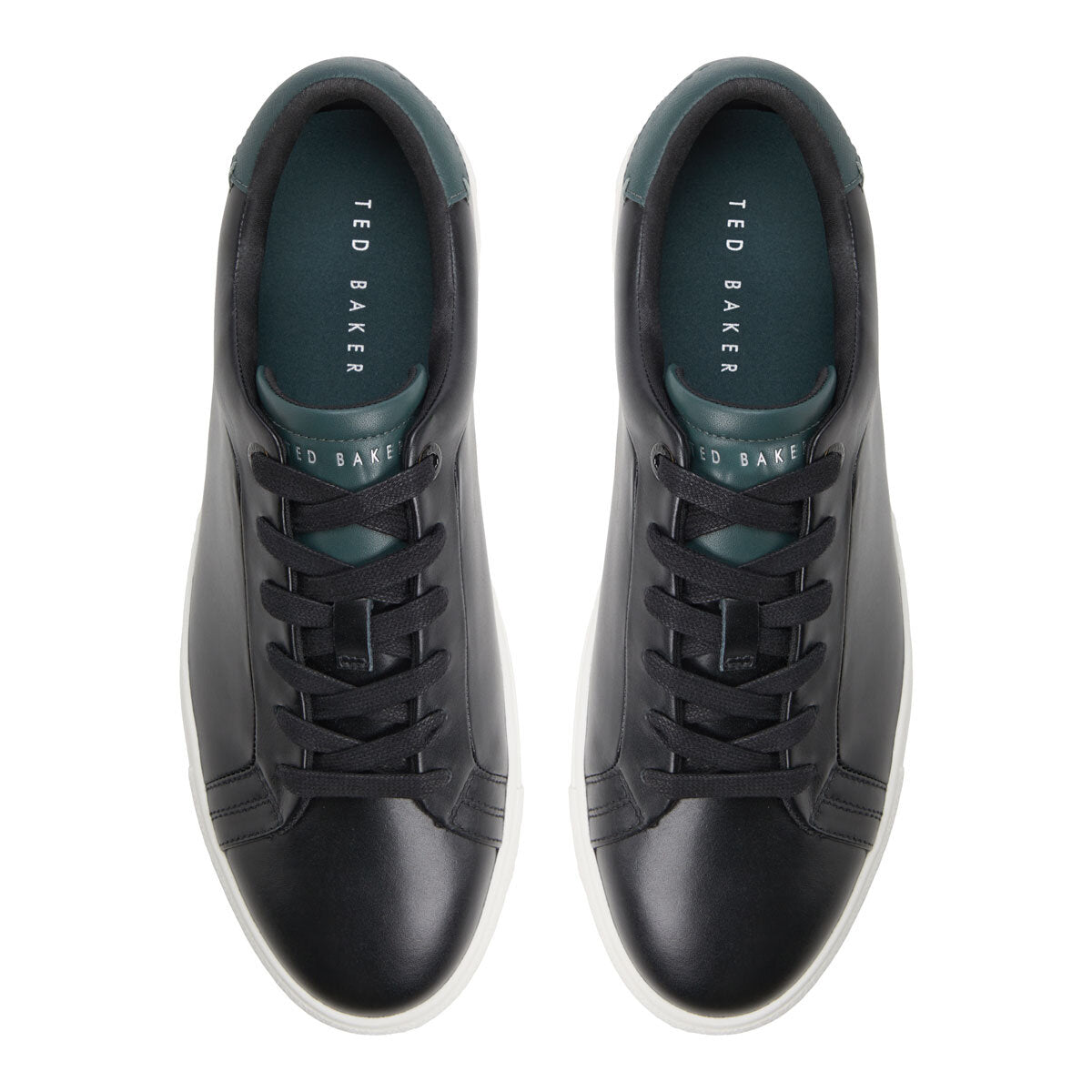 Ted Baker Robert Trainer Men's Casual Shoes Sneakers Black White Size UK 7 / 8
