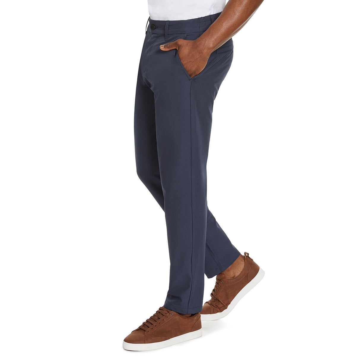 Marc New York Men's Commuter Chino Trousers Pants Slim Blue Stretch Fit