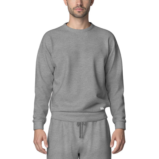 Aeropostale Mens Crew Neck Sweater Grey Cotton Pullover Jumper Medium & XL New
