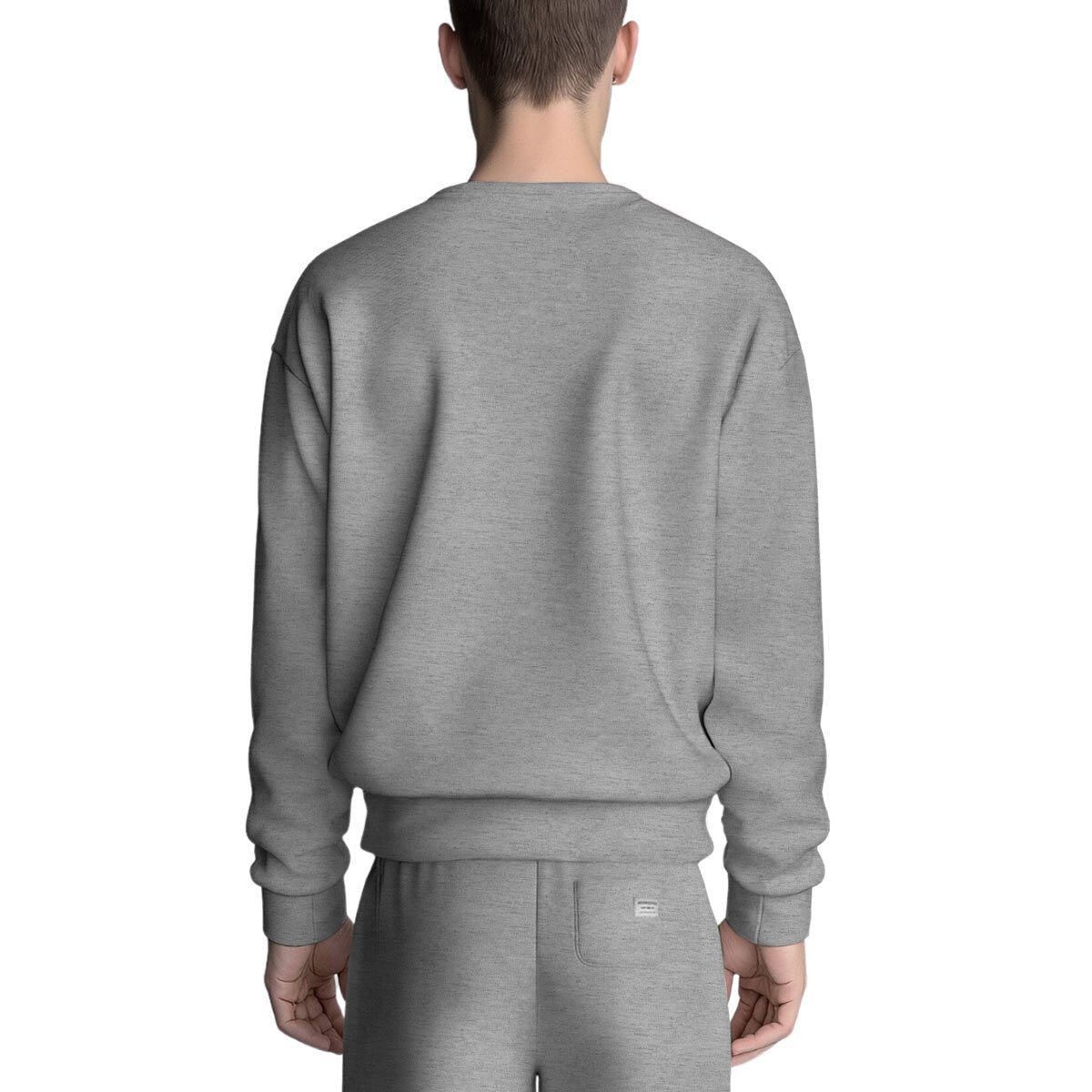 Aeropostale Mens Crew Neck Sweater Grey Cotton Pullover Jumper Medium & XL New