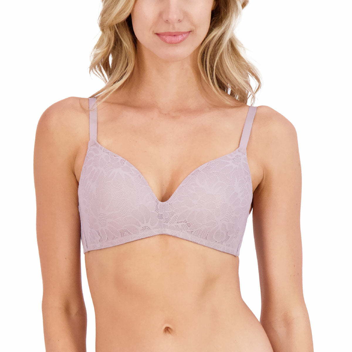 Steve Madden Lace Bra 2 Pack Pink Purple Soft Lingerie Underwear Sizes S-XL