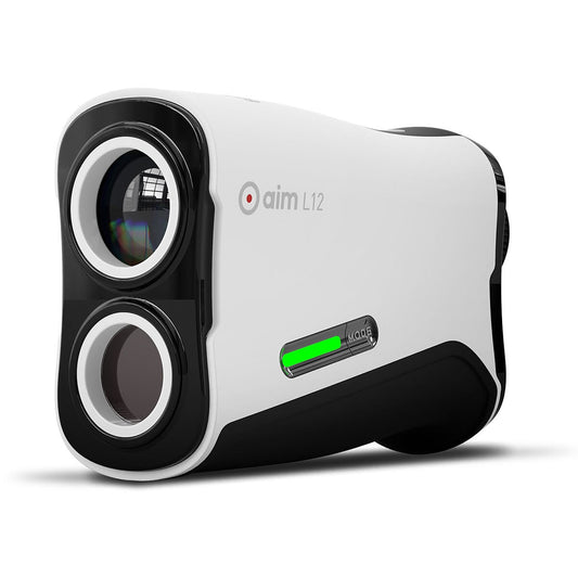 GolfBuddy Aim L12 Laser Rangefinder Slope Compensation Golf Pin Finder White
