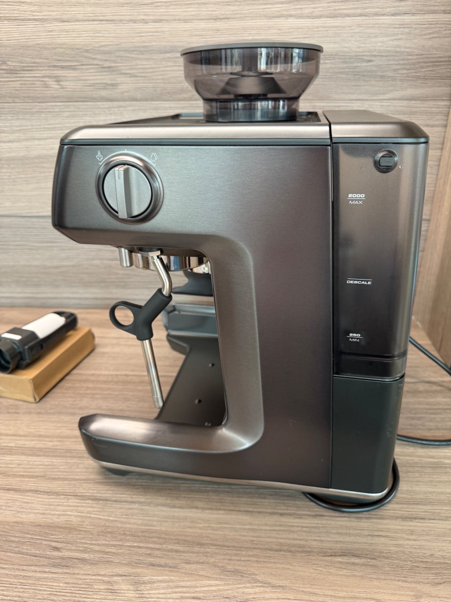 Sage Barista Express Impress Bean to Cup Coffee Machine Black Stainless Steel
