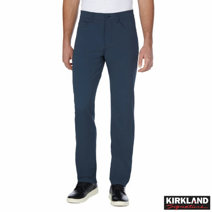 Kirkland Signature Men's Performance Chino Trousers 5 Pocket Various Sizes Navy
