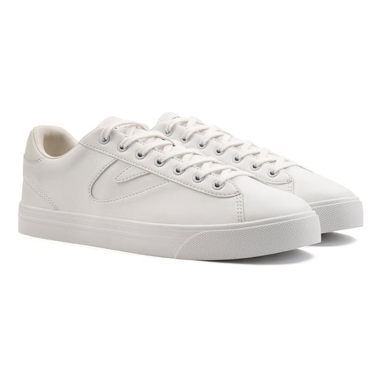 Tretorn Women's Lace Up Trainers White Green Lightweight Casual Shoes Sizes 4-8