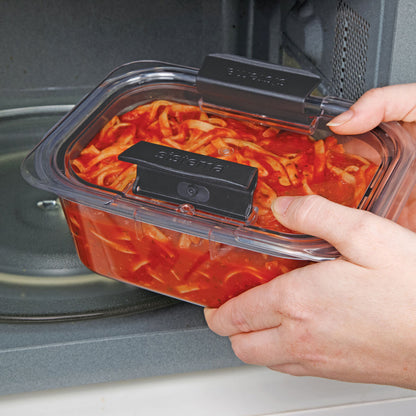 Sistema Brilliance Food Storage Container Set 14 Piece BPA Free Leak-Proof