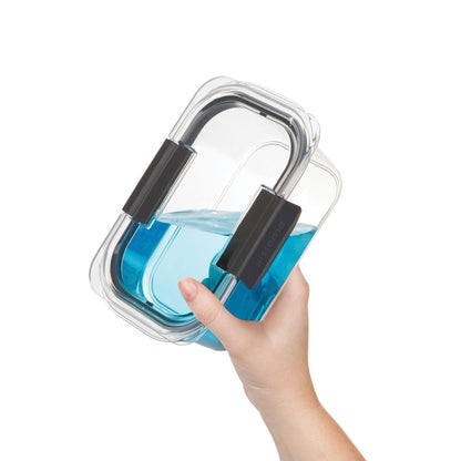 Sistema Brilliance Food Storage Container Set 14 Piece BPA Free Leak-Proof